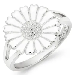 14 mm Marguerite Ring aus Silber - Marie
