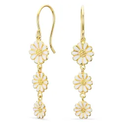 Marguerite Ohrringe in vergoldetem Silber