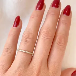 Diamant Memoirering in 14 Karat Gold 0,25 ct