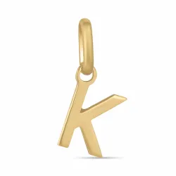 buchstab k Anhänger aus 8 Karat Gold