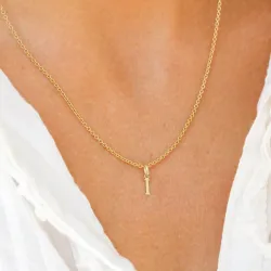 buchstab i Anhänger aus 8 Karat Gold - My Letter