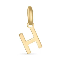 buchstab h Anhänger aus 8 Karat Gold - My Letter
