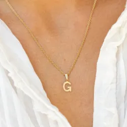 buchstab g Anhänger aus 8 Karat Gold - My Letter