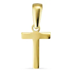 buchstab t Anhänger aus 8 Karat Gold - My Letter