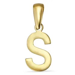 buchstab s Anhänger aus 8 Karat Gold - My Letter