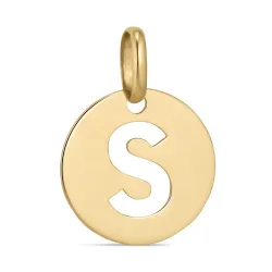 buchstab s Anhänger aus 8 Karat Gold - My Letter