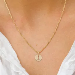 buchstab i Anhänger aus 8 Karat Gold - My Letter