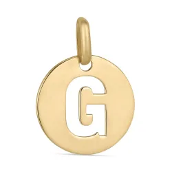 buchstab g Anhänger aus 8 Karat Gold - My Letter