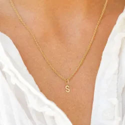 buchstab s Anhänger aus 8 Karat Gold - My Letter