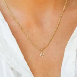 buchstab n Anhänger aus 8 Karat Gold - My Letter