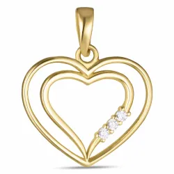 Herz Anhänger aus 9 Karat Gold - Gold Collection