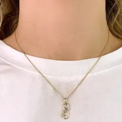 Katzen Anhänger aus 9 Karat Gold - Gold Collection