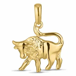 sternzeich stier Anhänger aus 8 Karat Gold