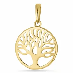 12 mm Lebensbaum Anhänger aus 8 Karat Gold - Gold Collection