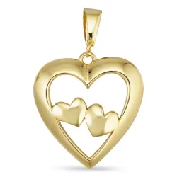 Herz Anhänger aus 8 Karat Gold - Gold Collection