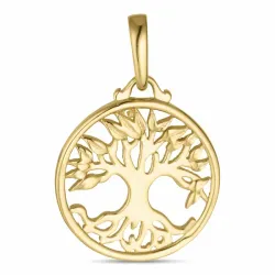 11,5 mm Lebensbaum Anhänger aus 8 Karat Gold - Gold Collection