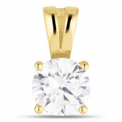 Zirkon Anhänger aus 8 Karat Gold - Gold Collection