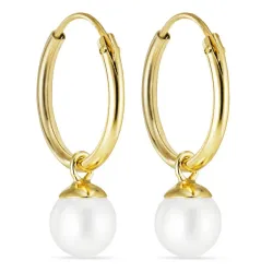 12 mm Kreole in 9 Karat Gold - Gold Collection