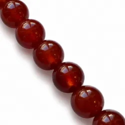 rotem Achat Armband aus vergoldetem Stahl - AURA