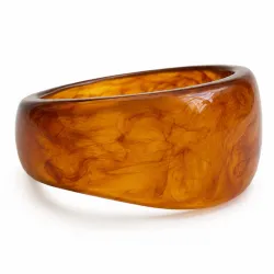 braunem bangle aus Harz - AURA