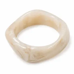 weißem bangle aus Harz - AURA