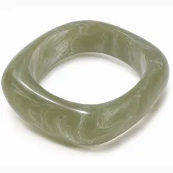 grünem bangle aus Harz - AURA