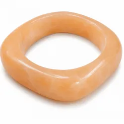 orangefarbenem bangle aus Harz - AURA