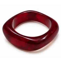 rotem bangle aus Harz - AURA