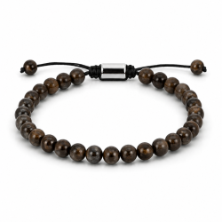 bronzit Armband aus Nylon mit verstellbarer Kordel