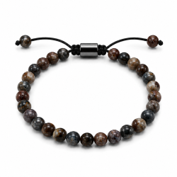 pietersit Armband aus Baumwollschnur mit verstellbarer Kordel