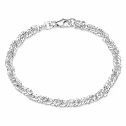 BNH Singapore Armband aus Silber 18,5 cm x 3,5 mm