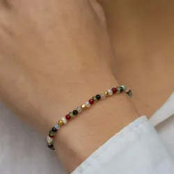 Schmuckstein Armband aus vergoldetem Sterlingsilber  x   - Loom Stones