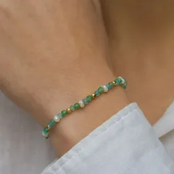 Schmuckstein Armband aus vergoldetem Sterlingsilber  x   - Loom Stones