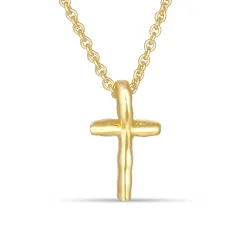 buchstab t Anhänger mit Halskette aus vergoldetem Sterlingsilber - My Letter