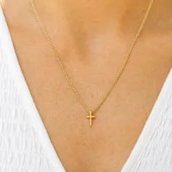 buchstab t Anhänger mit Halskette aus vergoldetem Sterlingsilber - My Letter