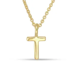 buchstab t Anhänger mit Halskette aus vergoldetem Sterlingsilber - My Letter