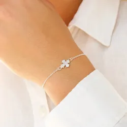10 x 8,5 mm Dagmarkreuz Armband aus Silber - Amoré