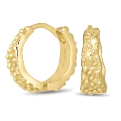 16 mm Kreole in vergoldetem Silber