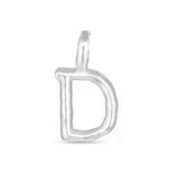 buchstab d Anhänger aus vergoldetem Sterlingsilber - My Letter