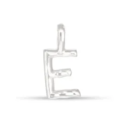buchstab e Anhänger aus Silber - My Letter