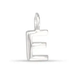 buchstab e Anhänger aus Silber - My Letter
