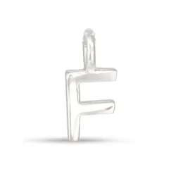 buchstab f Anhänger aus Silber - My Letter