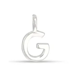 buchstab g Anhänger aus Silber - My Letter