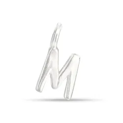 buchstab m Anhänger aus Silber - My Letter