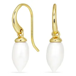 Perle Ohrringe in vergoldetem Silber - Loom Stones