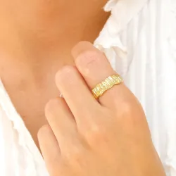 Ring aus vergoldetes Messing - Eliné