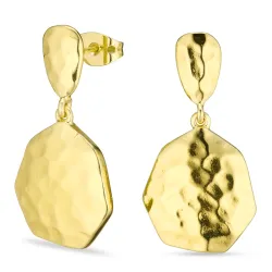 Ohrringe in vergoldetes Messing - Eliné