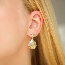 Ohrringe in vergoldetes Messing - Eliné