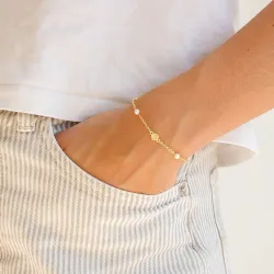 Armband aus vergoldetes Messing - Eliné