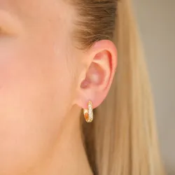 15 mm Kreole in vergoldetes Messing - Eliné